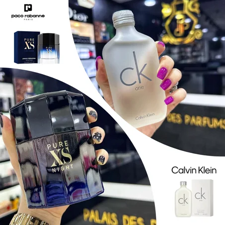 Offre Duo Hommes Pure XS Paco Rabanne + CK One Calvin Klein 100ml