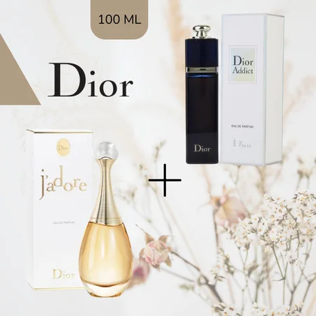 Offre Duo Femmes J'adore Dior + Dior Addict 100ml