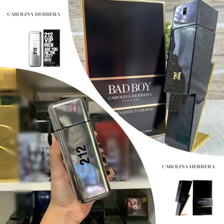 Offre Duo Hommes Carolina Herrera Bad Boy + 212 Vip Men 100ml