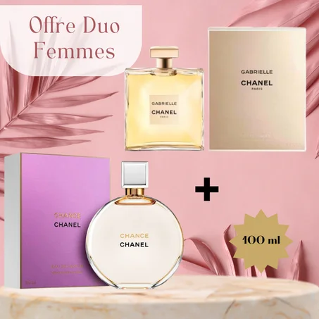 Offre Duo Femmes Gabrielle Chanel + Chance Chanel 100ml