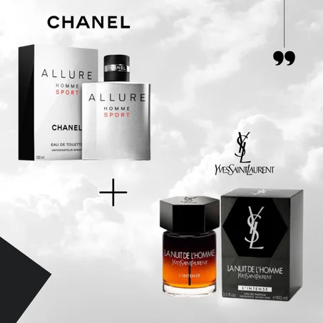 Offre Duo Hommes Allure Sport Chanel + La nuit de L'homme l'intense 100ml