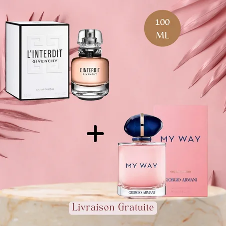 Offre Duo femmes My Way Giorgio Armani + L'interdit Givenchy 100ml