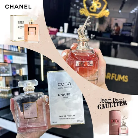 Offre Duo Femmes Coco Mademoiselle Chanel + Scandal Jean-Paul Gaultier