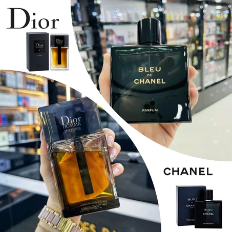 Offre Duo Hommes Dior Homme Intense + Bleu de chanel 100ml