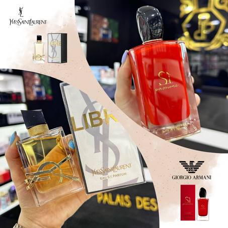 Offre Duo Femmes Libre Yves Saint Laurent + Si Passione Giorgio Armani 100ml