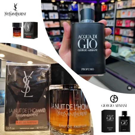 Offre Duo Hommes La Nuit de L'homme Ysl + Acqua Di Gio Profumo 100ml