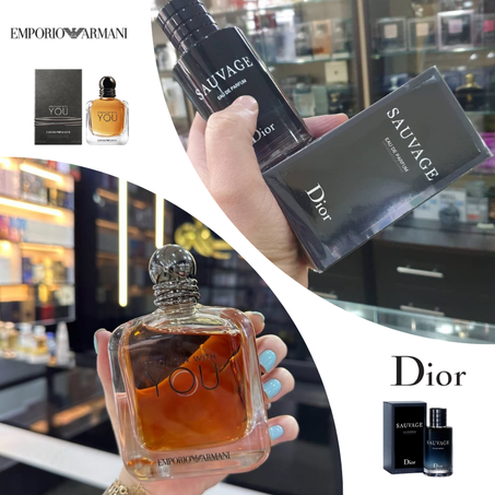 Offre Duo Hommes Sauvage Dior + Stronger With You Emporio Armani 100ml