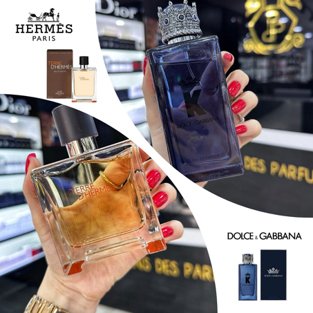 Offre Duo Hommes Terre d'Hermes + K Dolce Gabbana 100ml