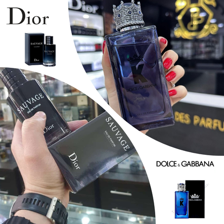 Offre Duo Hommes Sauvage Dior + K Dolce Gabbana 100ml