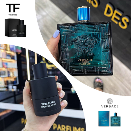 Offre Duo Hommes Tom Ford Ombré Leather + Eros Versace 100ml