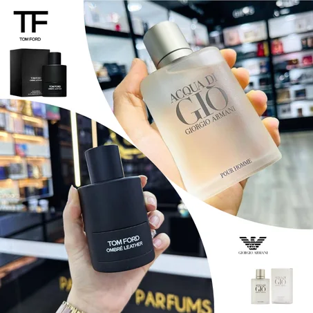 Offre Duo Hommes Acqua Di Gio Giorgio Armani + Tom Ford Ombré Leather 100ml