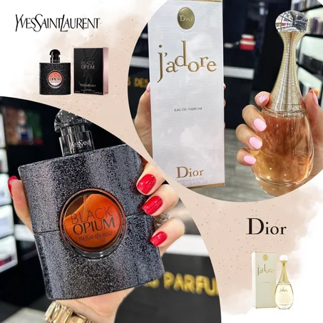 Offre Duo Femmes Black Opium Nuit Blanche + j'adore Dior 100ml
