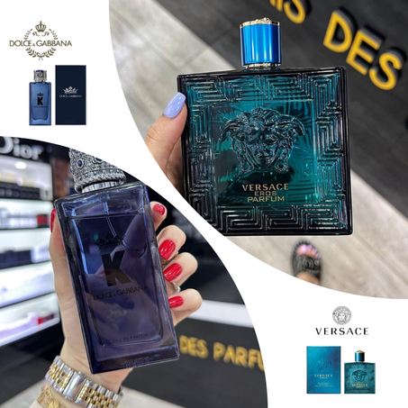 Offre Duo Hommes Eros versace + K Dolce Gabbana 100ml