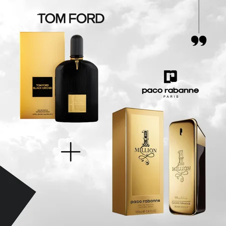 Offre Duo Hommes Tom Ford Black Orchid + 1 Million Paco Rabanne 100ml