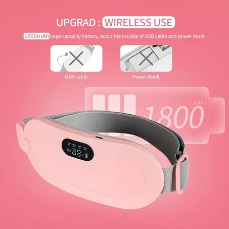 وسادة تدليك البطن اللاسلكية الساخنة