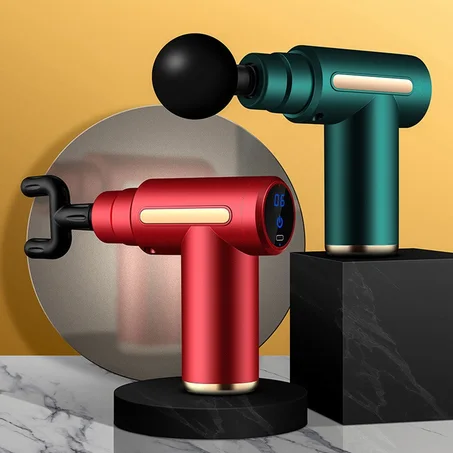 مسدس المساج المحمول بتقنية الاهتزاز