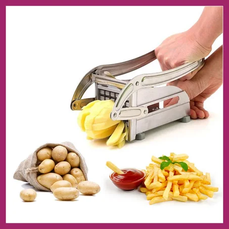 COUPE-FRITES ET LÉGUMES EN ACIER INOXYDABLE