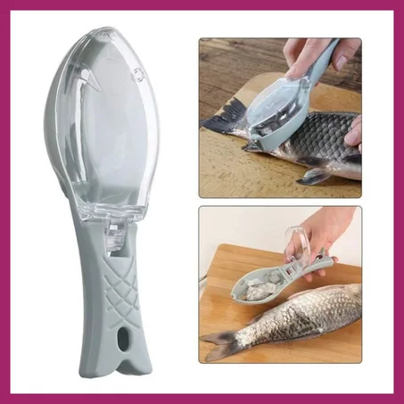 قشارة سمك بغطاء