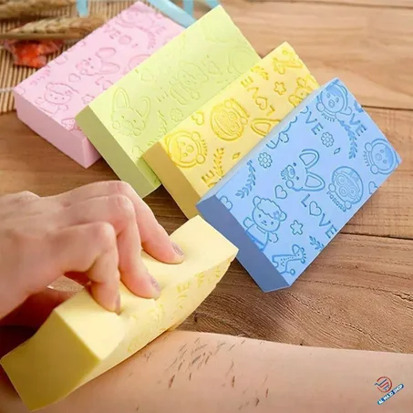 3 إسفنجات الحمام للأطفال والكبار