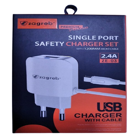 Zagreb Chargeur secteur 2,4A Micro