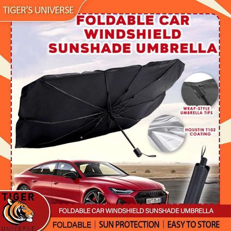 مشاركة هذا المنتج   Couvre Pare-Brise,Pare-soleil de pare-brise voiture, parapluie pliable, couverture anti-UV