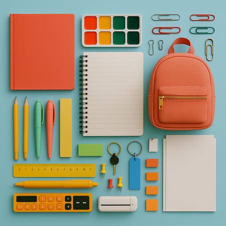 الكتب و المستلزمات الدراسية