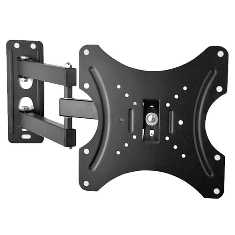 Support TV mural rotatif Togolais 17-42 pouces – Support télé écran plat inclinable pour maison, salon ou chambre – Fixateur solide et pratique