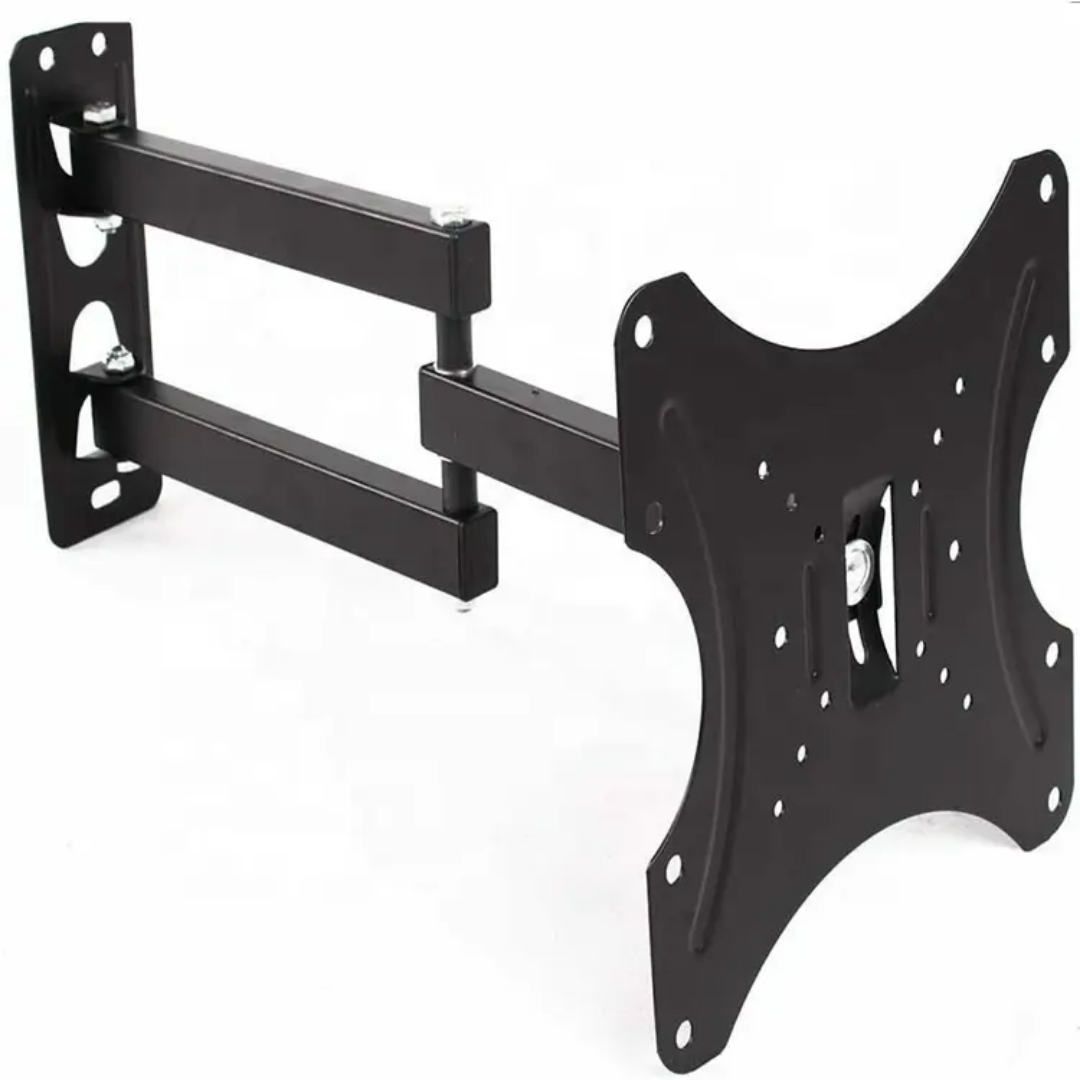 Support TV mural rotatif Togolais 17-42 pouces – Support télé écran plat inclinable pour maison, salon ou chambre – Fixateur solide et pratique