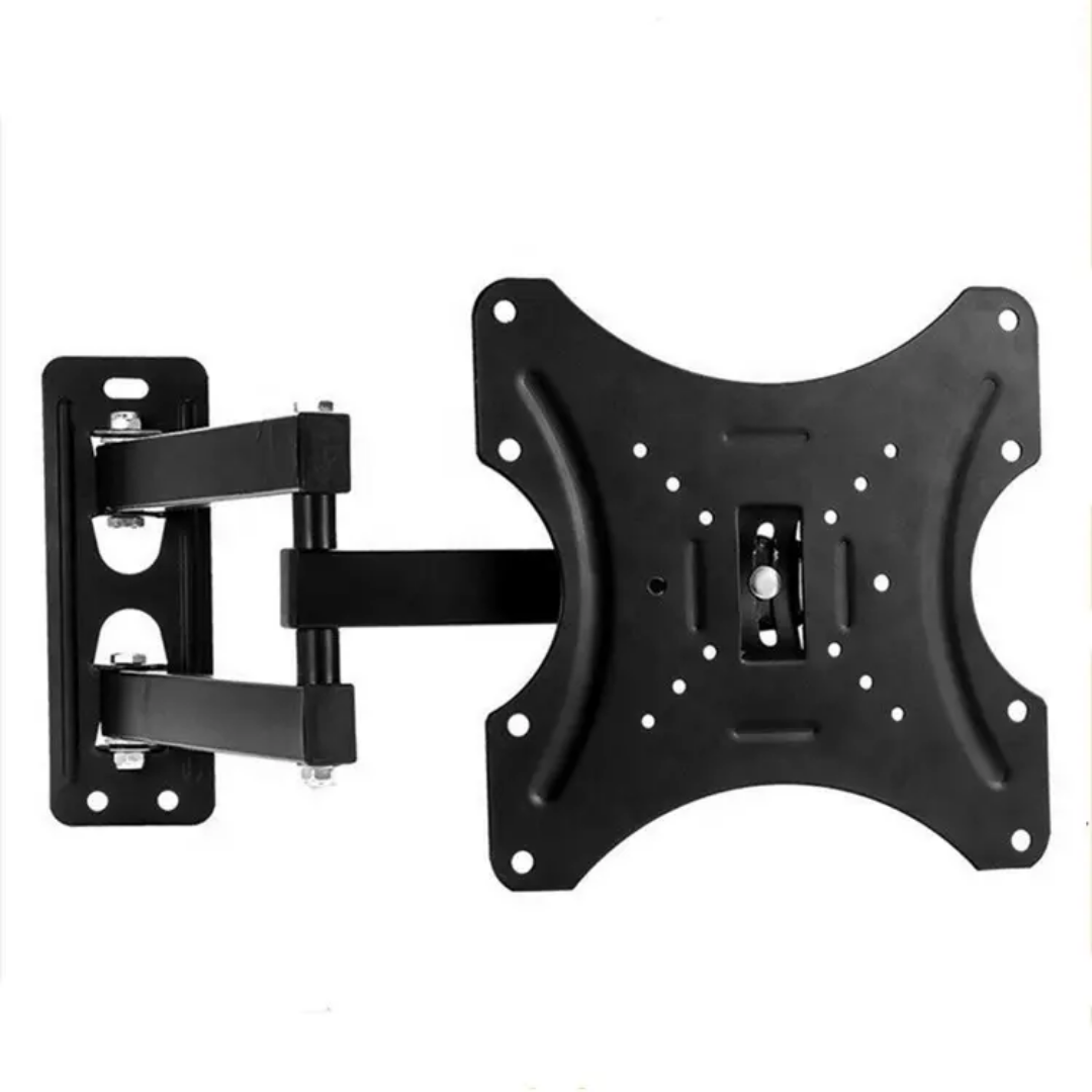 Support TV mural rotatif Togolais 17-42 pouces – Support télé écran plat inclinable pour maison, salon ou chambre – Fixateur solide et pratique