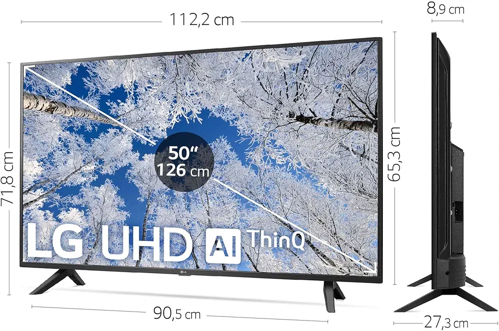 Smart TV LG 50” 4K UHD – Android 14 + Bluetooth
