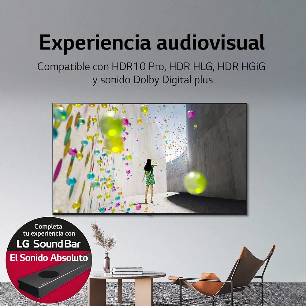 Smart TV LG 50” 4K UHD – Android 14 + Bluetooth