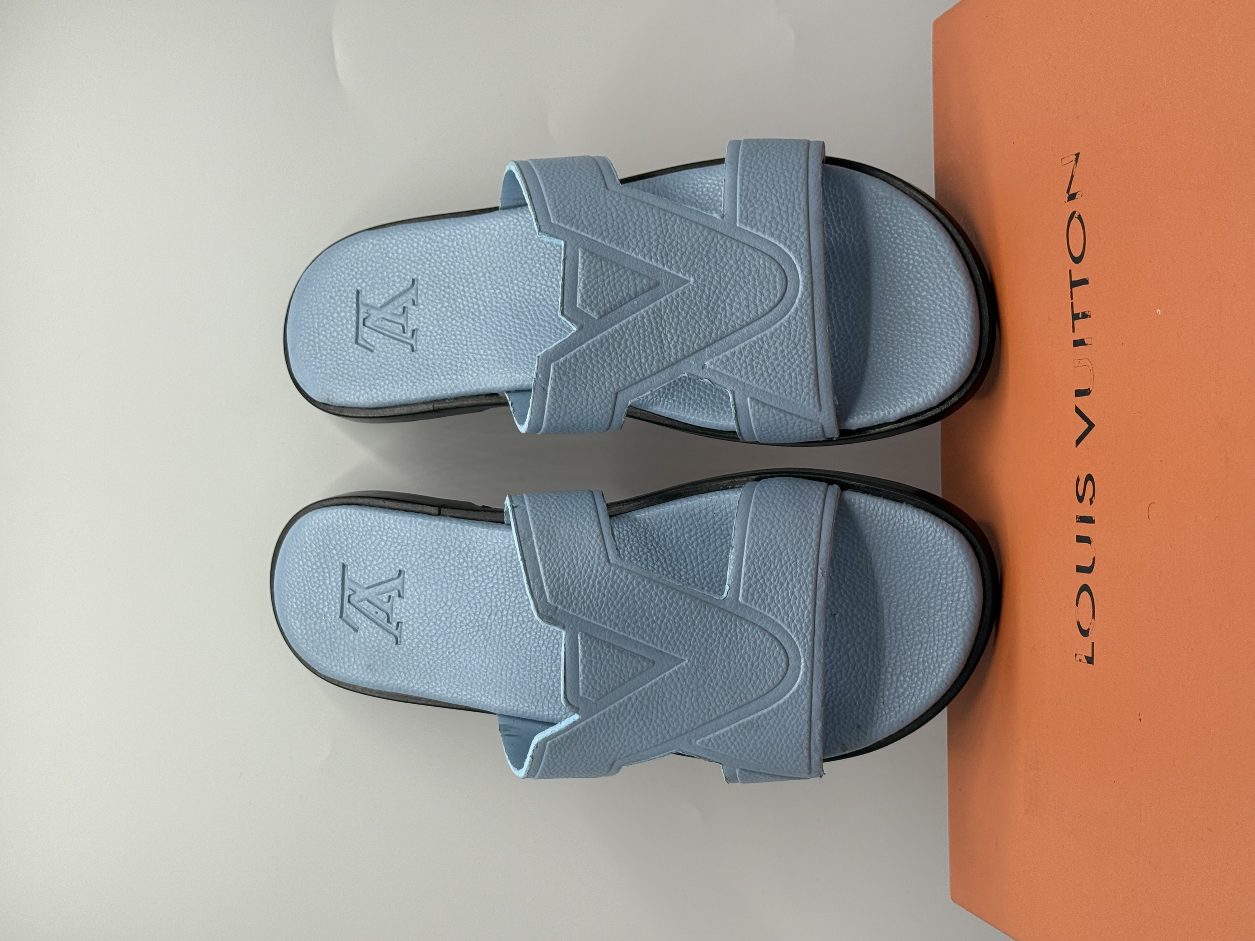 Sandale 100% Cuire 2025 Bleu Ciel