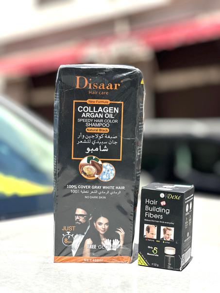 شامبو ديزار ضد الشيب +ألياف بناء الشعر