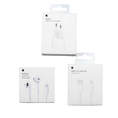 chargeur de l'iPhone copie de l'original  25 W + écouteurs de l'iPhone câble très bonne qualité