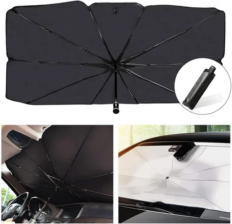 مظلة شمسية داخلية لخفض الحرارة و الحفاظ على أثاث السيارة