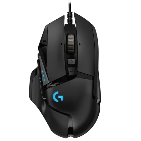LOGITECH G502 Corded Gaming Mouse - HERO - BLACK - USB - EWR2