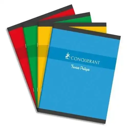 CAHIER TRAVAUX PRATIQUE 17X22 EN POLYPRO MARQUE: CONQUERANT