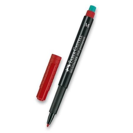 Feutre permanent Faber-Castell Multimark 1523 S FIN ROUGE