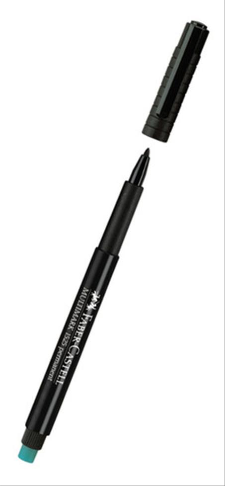 Feutre permanent Faber-Castell Multimark 1525 M NOIR