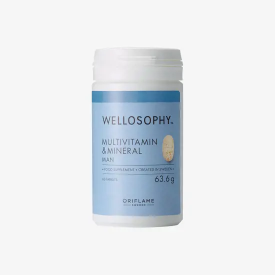 Wellosophy Multivitamin & Mineral Man – دعم غذائي متكامل لصحة الرجل