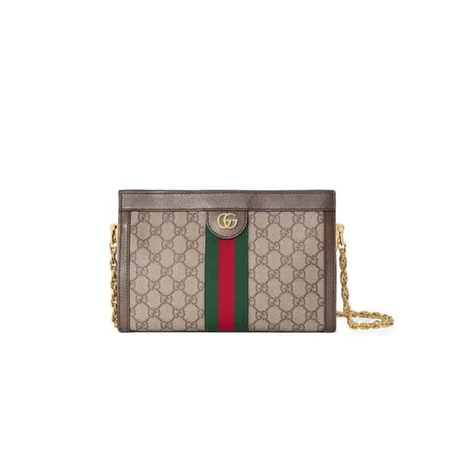 GUCCI Ophidia GG Supreme Chain Strap Shoulder Bag