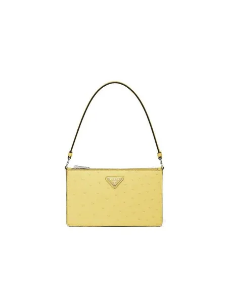 Prada Ostrich Leather Mini Bag