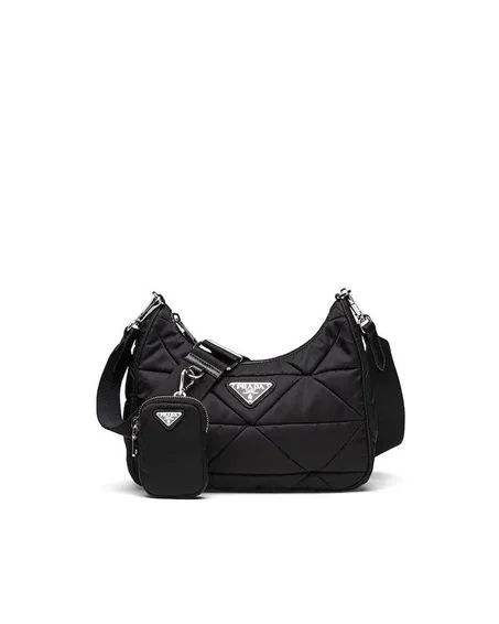 Prada Re-nylon Padded Hobo Bag