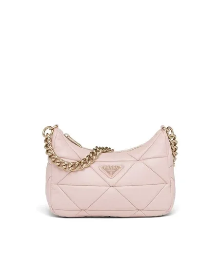 Prada System Nappa Leather Patchwork Shoulder Bag