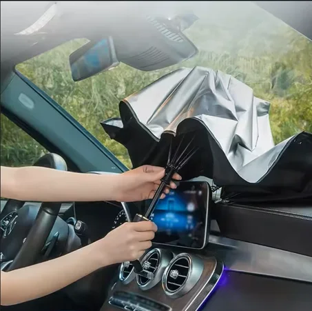 مظلة شمسية  للسيارة قابلة للطي