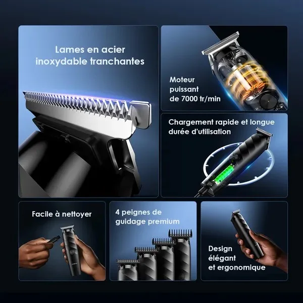 oraimo SmartTrimmer Home Tondeuse électrique puissante sans fil