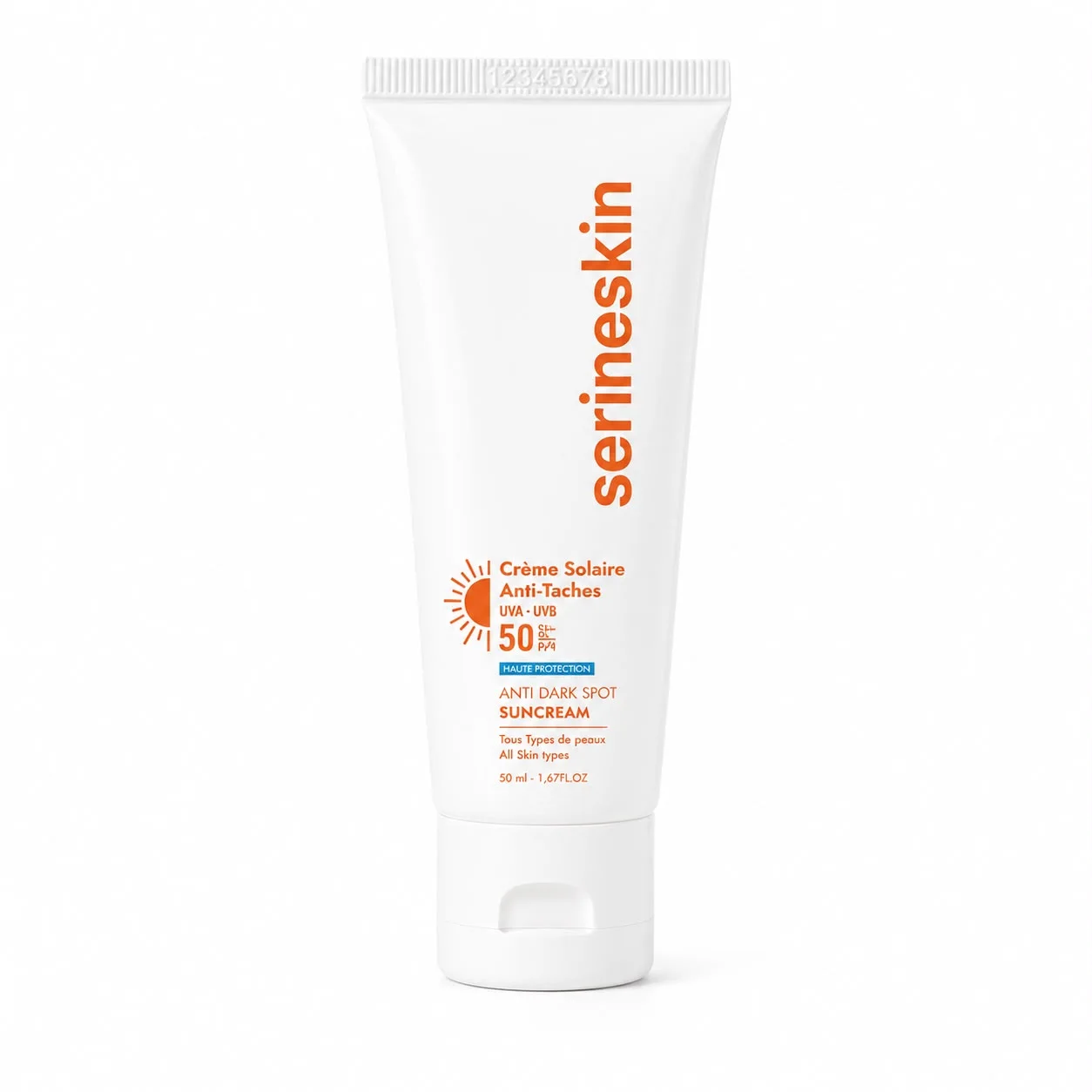 SerineSkin Crème Solaire Anti-Taches SPF 50+