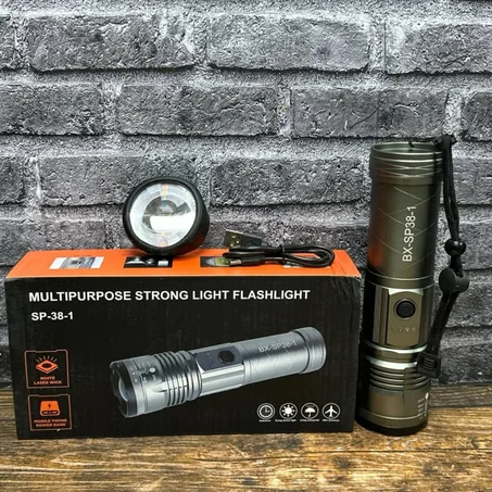 مصباح قوي الإضاءة متعدد الاستعمال + Power Bank مدمج 🔋