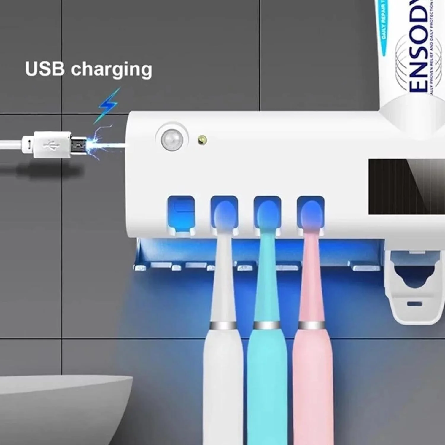 معقم فرشاة الاسنان الأتوماتيكي