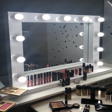 Miroir professionnel vanity avec lampes Led